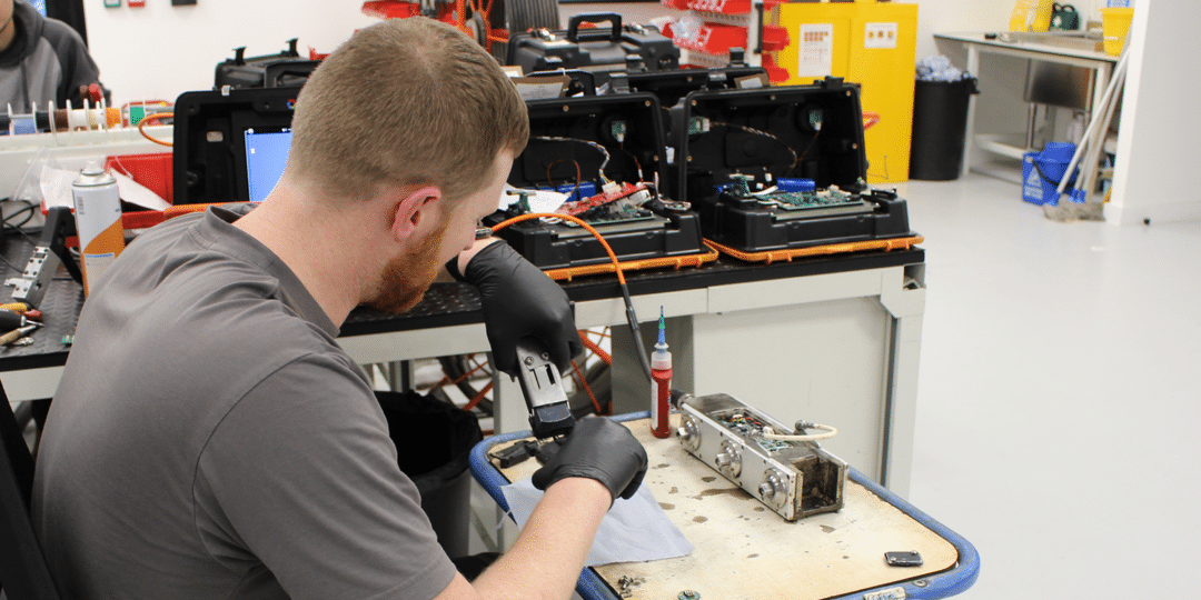 CCTV inspection crawler service and component-level repair