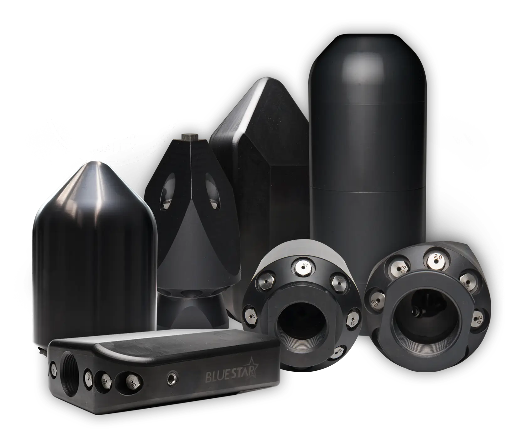 Blue Star sewer jetter nozzles full range all 14 models