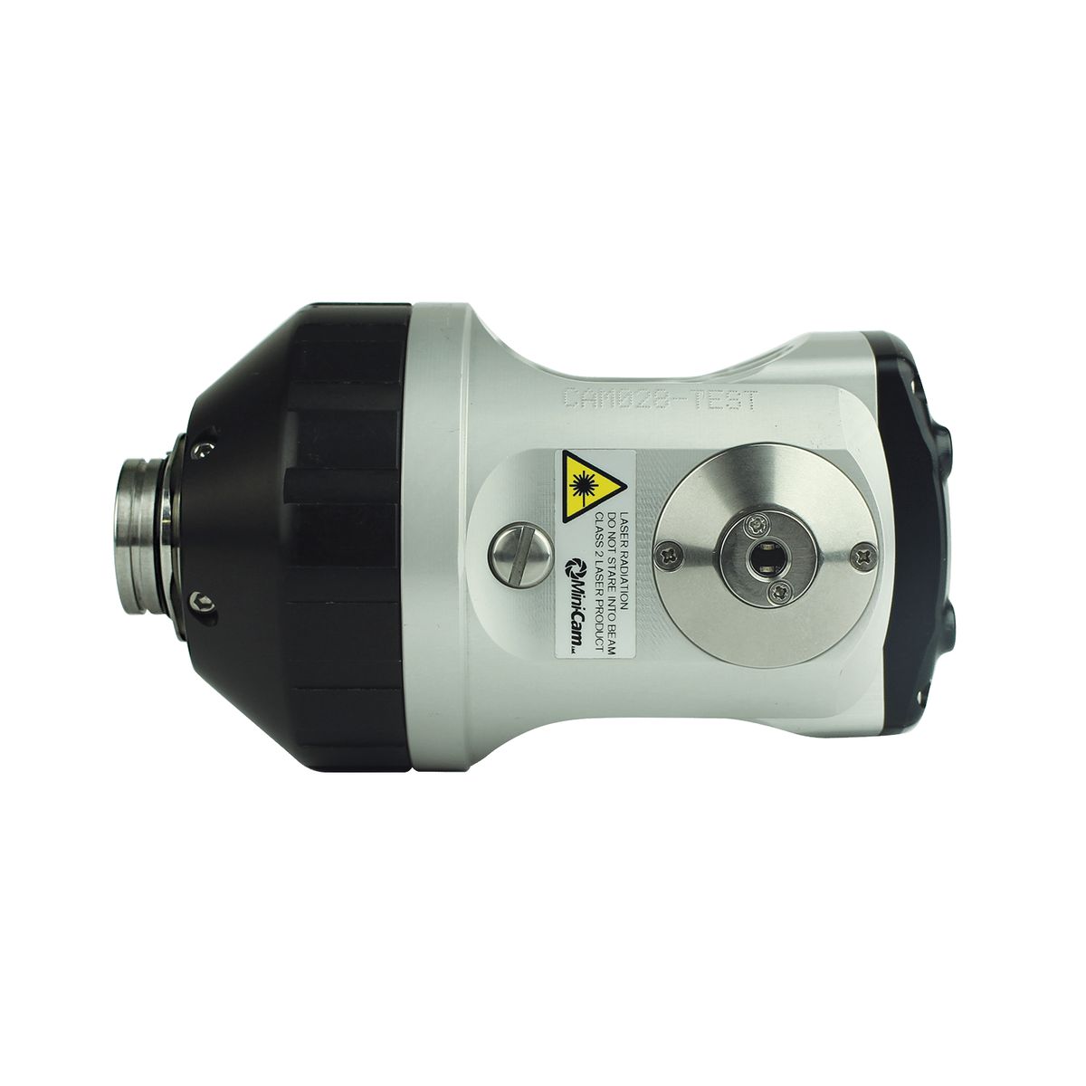 Minicam CAM028L pan-rotate-zoom-laser camera, side view
