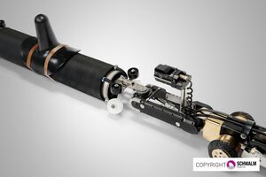 Talpa FSR 2060 with HutlinerPacker DN300-400 in sewer pipe