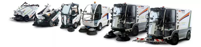 Tenax 100% electric sweepers lineup