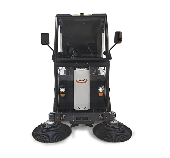 Tenax SmartWind+ 100% electric ride-on road sweeper