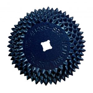 TruGrit SPYKE spiked wheel for Envirosight RX95 4 inch pipe