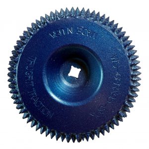 TruGrit SPYKE spiked wheel for Envirosight RX95 6 inch pipe